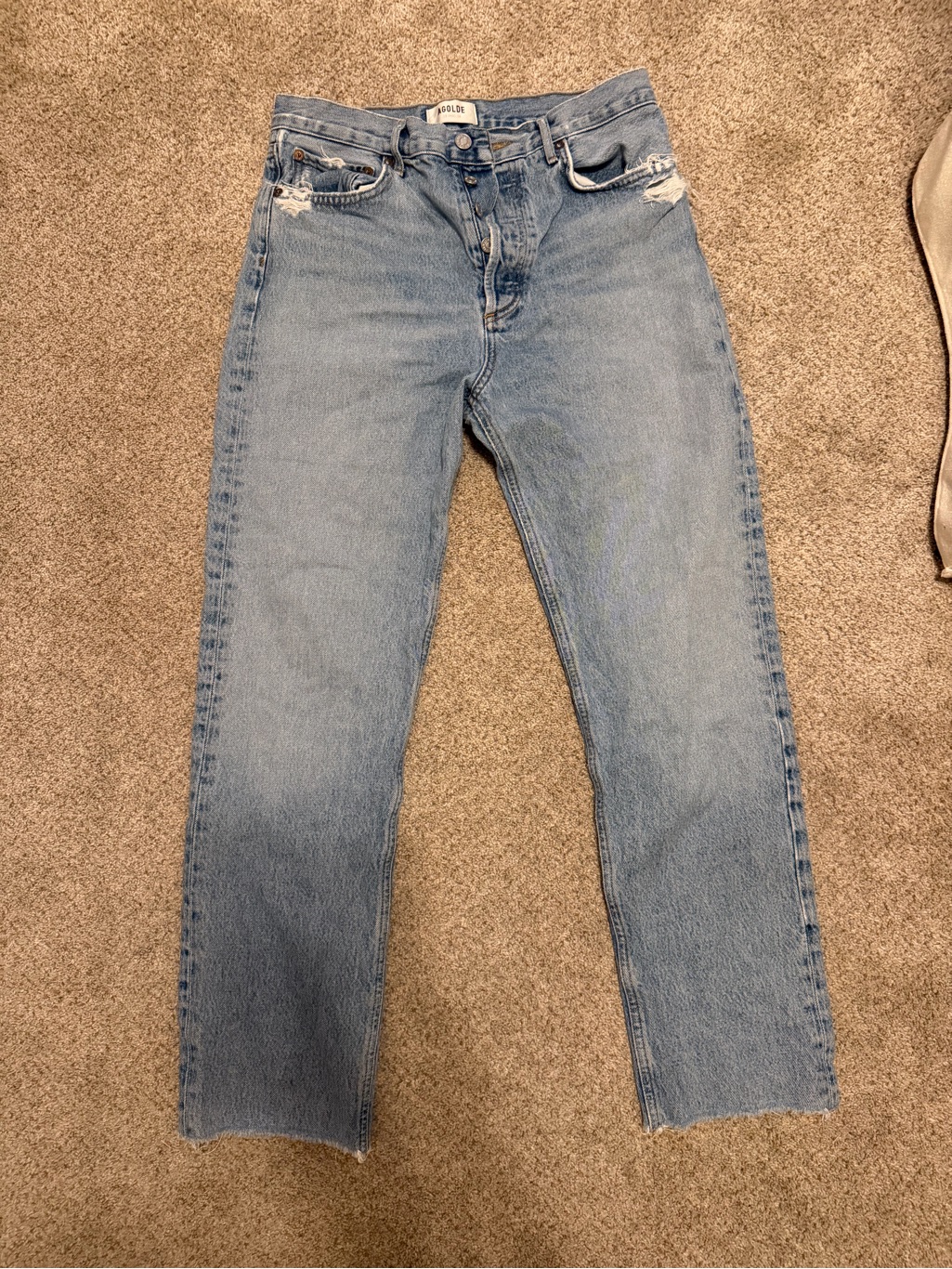 Agolde 90’s Pinch Waist High-Rise Straight Women Jeans Size 28